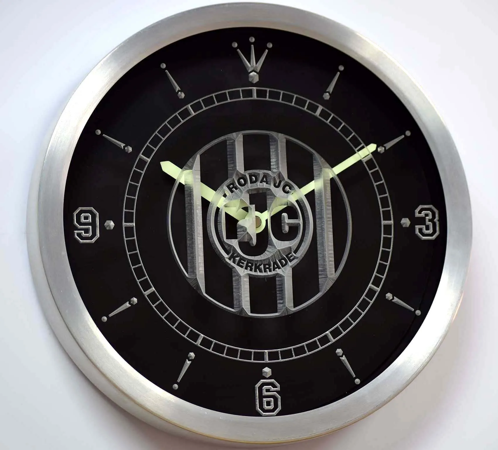 nc1008 Roda JC Kerkrade Sportvereniging Roda Juliana Combinatie Kerkrade Eredivisie Neon Light Signs LED Wall Clock