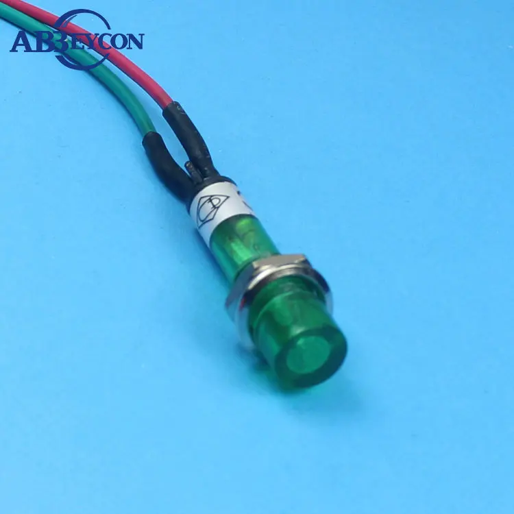 

ZS63 PL-108A red button indicator light 7.5mm panel mounting 24v pilot light