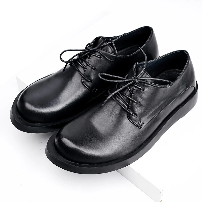 Genuine Leather men\'s shoes leisure retro business shoes men all-match cowhide breathable sneaker fashion casual shoes spring