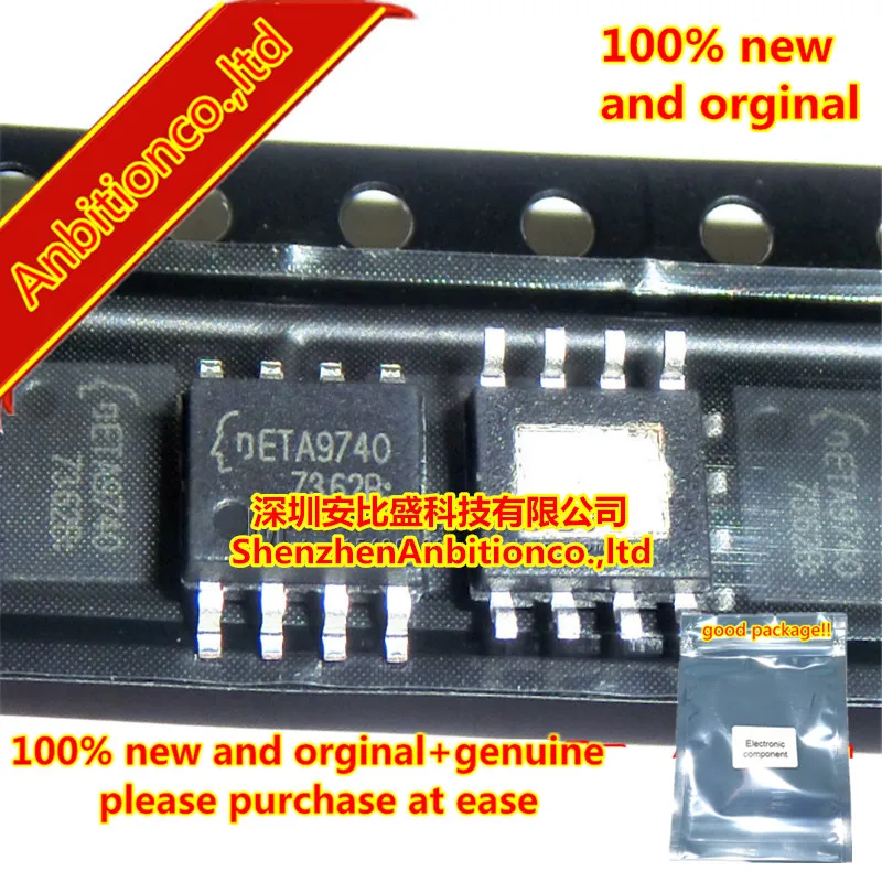 

100pcs 100% new and orginal ETA9740 5V2A Overcharging, overdischarging and short-circuit protection for lithium SOP-8 in stock