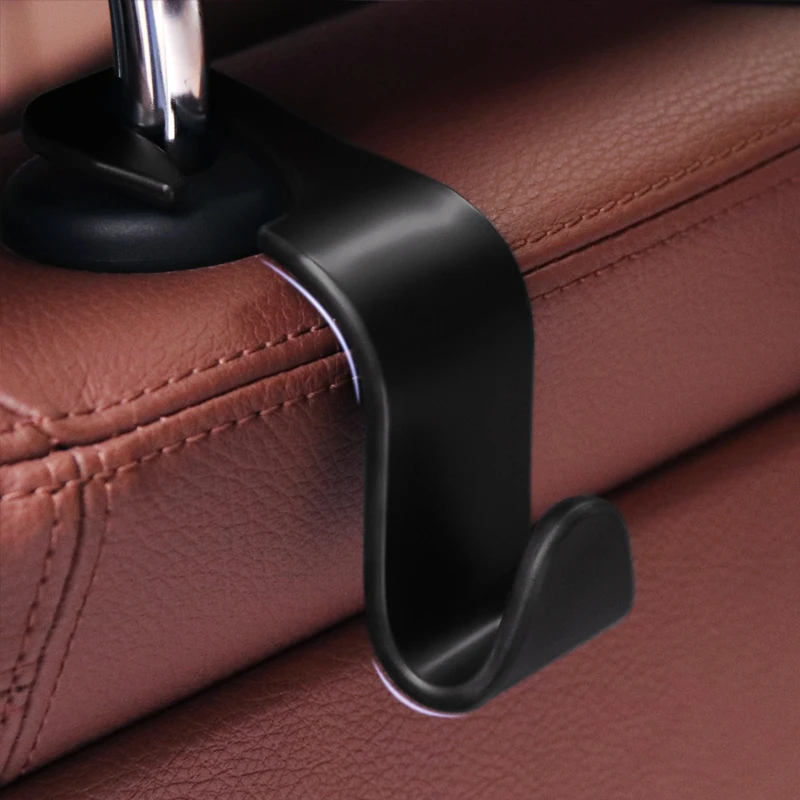 Clip Automotive Car Seat Hook Auto Headrest Hanger Bag Holder for Car Bag Purse Cloth Grocery Coat Storage Auto Fastener