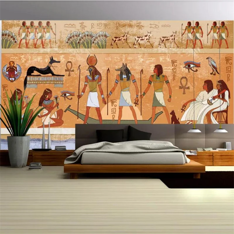 

wellyu papel de parede para quarto Custom wallpaper Ancient Egyptian backdrop wall papers home decor photo wallpaper