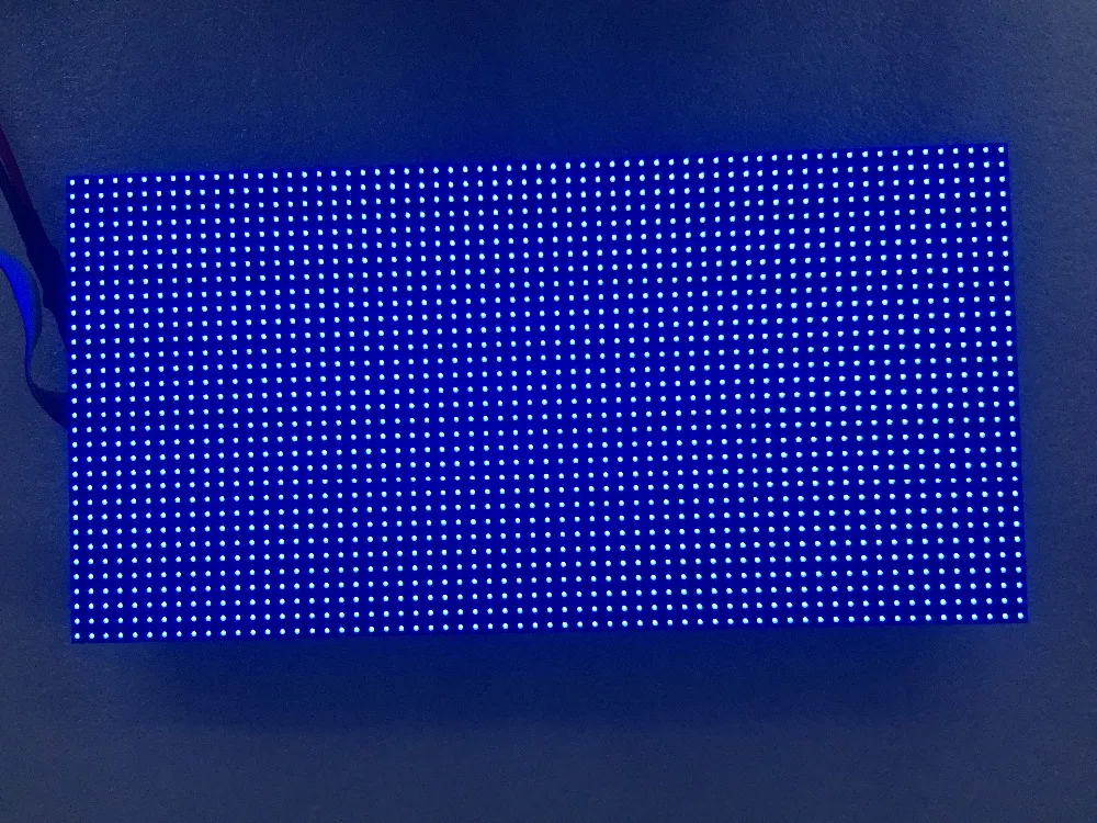 SMD2121 Interior Módulo LED Full Color, Painel de 64x32 Pixels, 320x160mm, Módulo LED, 1/16 Scan, HD