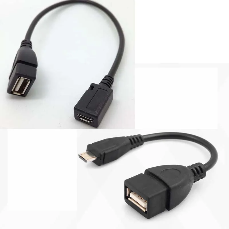 Adaptateur Micro USB OTG, 2x, femelle à mâle, pour Samsung, HTC, Smartphone, tablette, nouveau