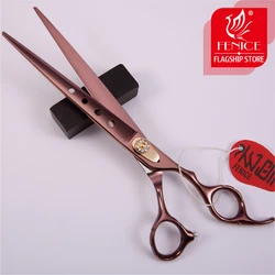 Fenice 7.0 7.5 8.0 inch professional JP440C pet dog cat grooming cutting scissors straight shears