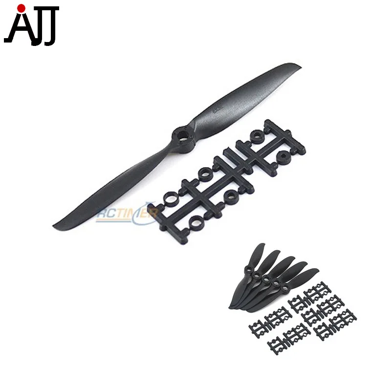 

5pcs/bag Rctimer 4.1x4.1E Precision Sport Propeller with Shaft Adaptation 5*4.1x4.1E Black Color Props