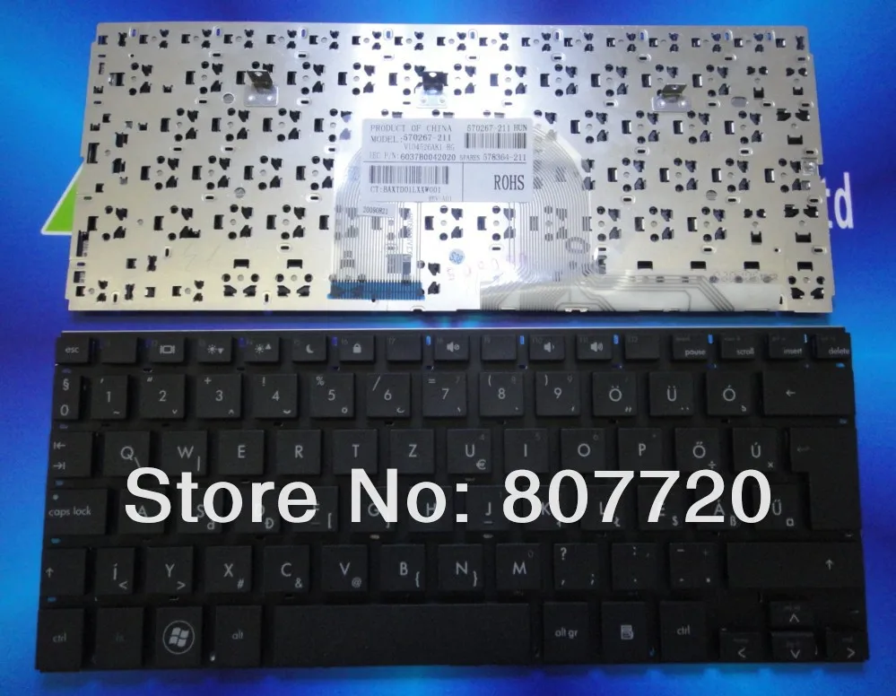 Free  shipping  100% new Hungarian   keyboard 570267-211,578364-211 forHP Mini 5101 5102 5103 5105 5100.