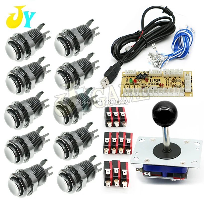 

Control Arcade Set Kit for ZIPPY Joystick HAPP Style Push Button for Arcade Games MAME Controller DIY