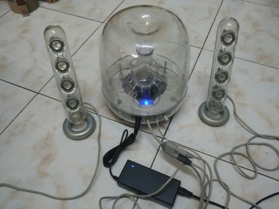 ためharman kardon社soundsticks iiiクリスタル2 3 bluetooth