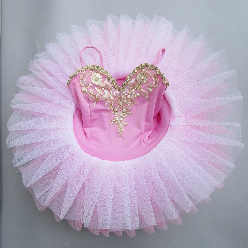 

New pink Children's Ballet Tutu dance Dress costumes Swan Lake Ballet Costumes Kids Girls Stage wear Ballroom dancing Dress