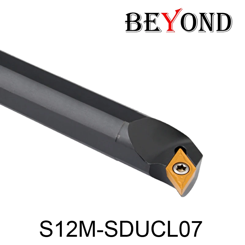 BEYOND S12M-SDUCR07 S12M-SDUCL07 SDUCR SDUCL Lathe Cutter Tools Cutting Internal Turning Tool Holder Boring Bar CNC Herramientas