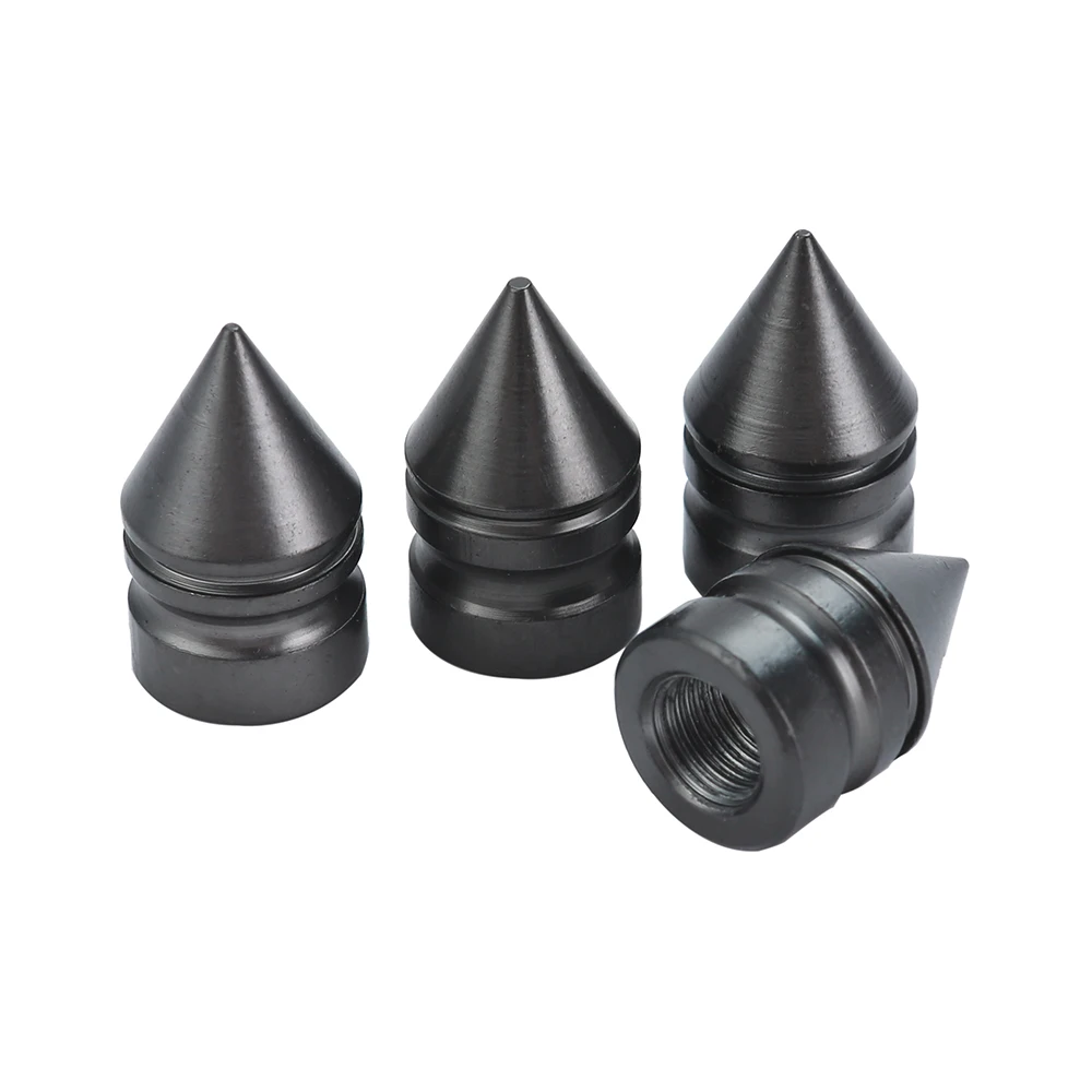 4x Aluminum Bullet Car Truck Air Port Cover Tire Cone Rim Valve Wheel Stem Caps New Arrival Car Styling Auto Accessories