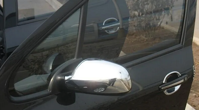 Deur Side Wing Achteruitkijkspiegel Case Side Mirror Chrome Cover Voor Peugeot 307 Cc Sw 407 2004-2012 Accessoires 2Pcs Auto Styling