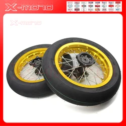 high quality Off - road motorcycle modified accessories Front2.15-12 & Rear 2.50-12 - inch wheels 120/70-12 INNOVA tires