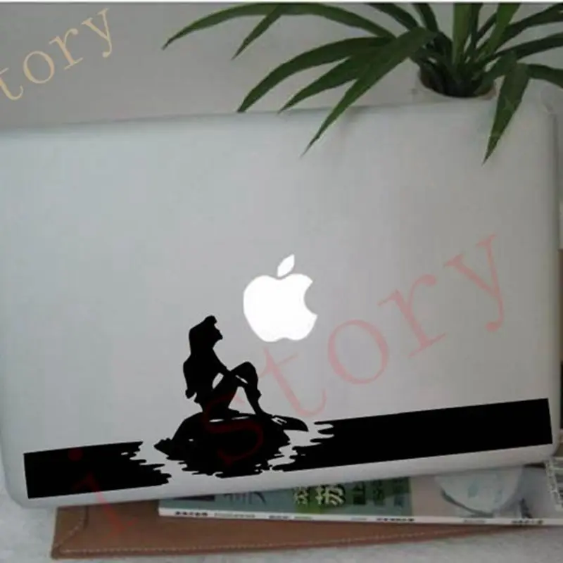 The Little Mermaid inspired car laptop sticker