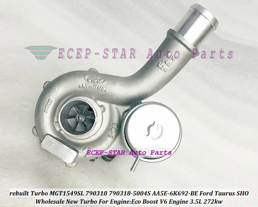 Rebuilt Turbo MGT1549SL 790317 790317-0003 or 790318 790318-5004S AA5E-6K692-BE AA5E6K692B For Ford Taurus SHO Eco Boost V6 3.5L