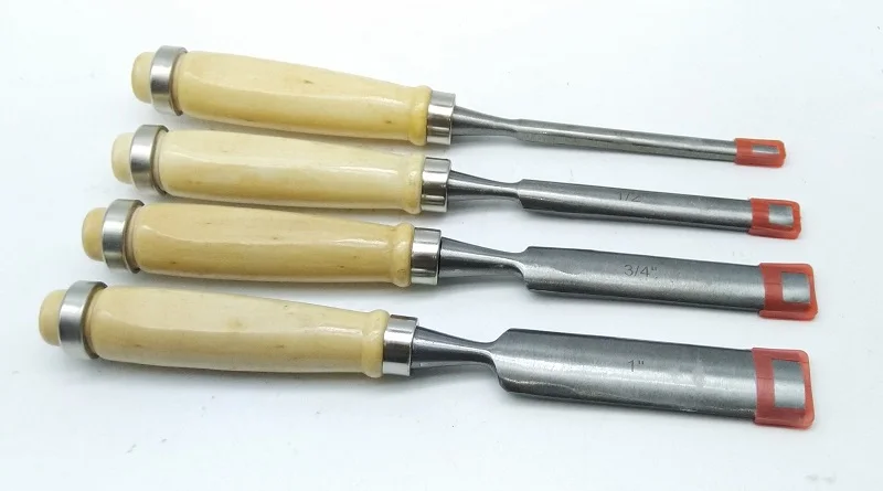 New 4pcs/Set Semicircular chisel Carving Set Wood gouge Chisel Woodworking Tool 6,12,18,24mm