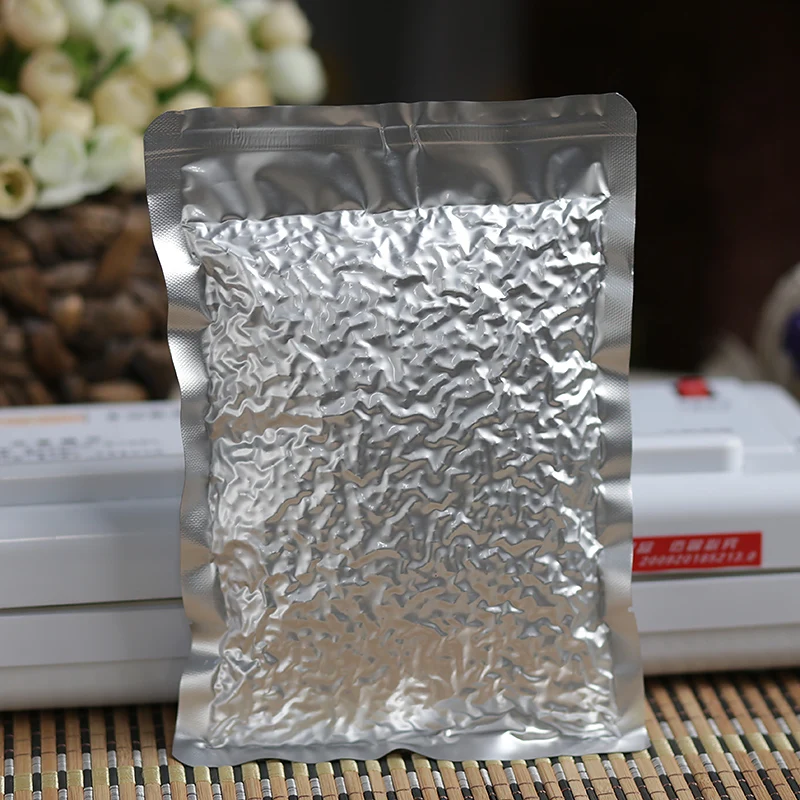 

DHL 8*12cm Heat Sealable Silver Top Open Mylar Foil Plastic Pack Bag Food Coffee Storage Matt Aluminum Foil Vacuum Package Pouch