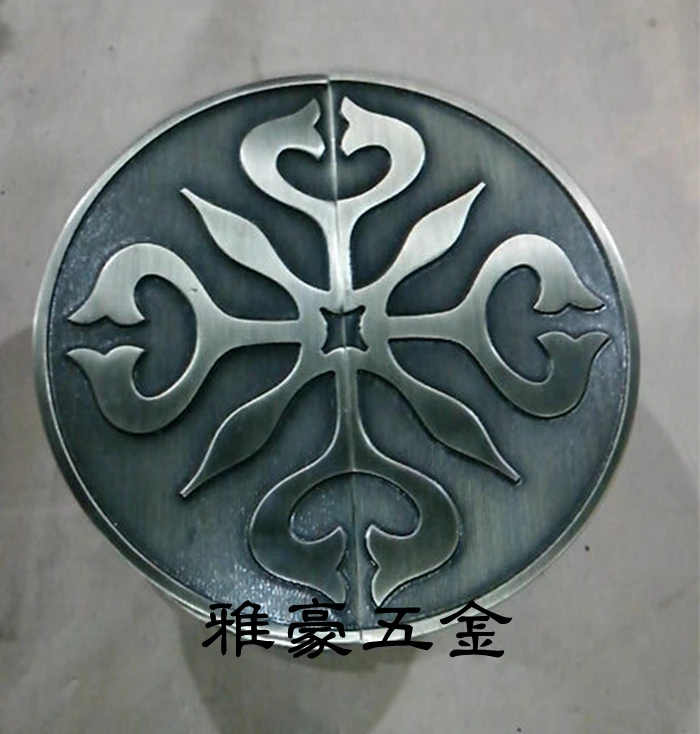 The bronze sculpture of Chinese antique glass door handle door handle door handle handle hot half round wood