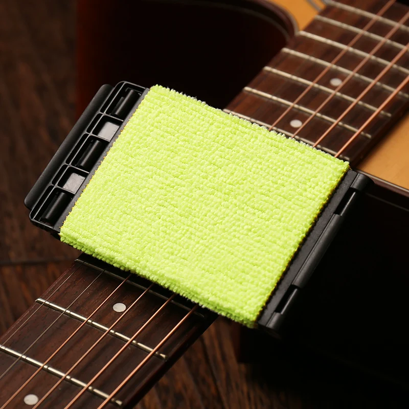 Electric Guitar Bass Strings Scrubber Rub Cleaning Maintenance Care Guitar String Cleaner Instruments Accessories Tool