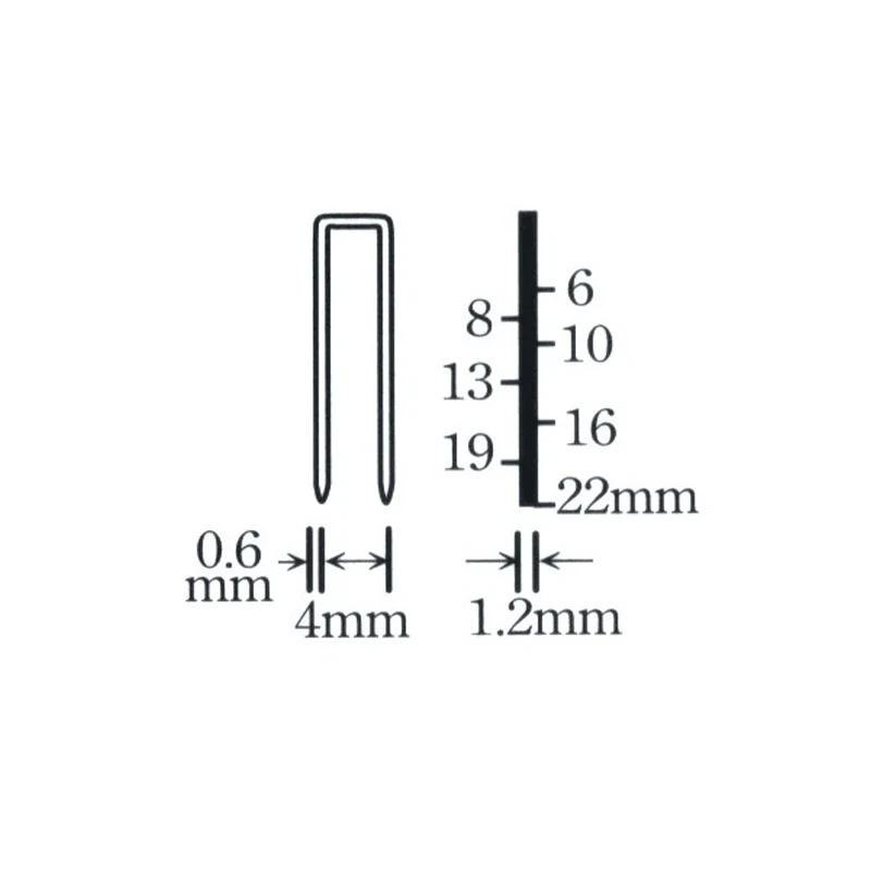 Pregos elétricos para Framing Tacker, Grampo, 410J, 413J, 416J, 419J, 422J