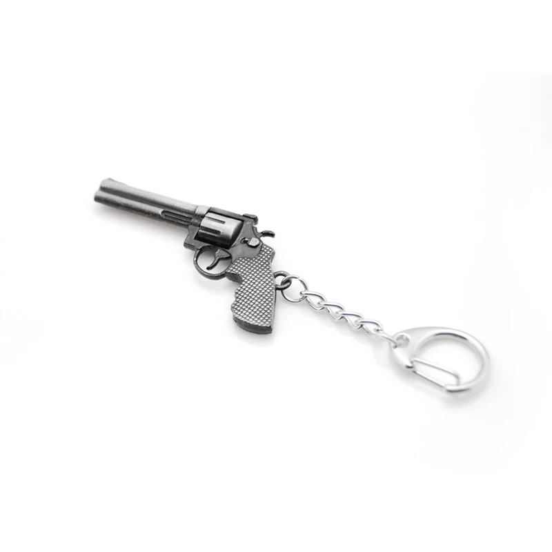 Original Hot Sell Counter Strike Revolver Guns Keychain Men Novelty Trinket CS GO Awp Rifle Sniper Key Ring Souvenirs Gift