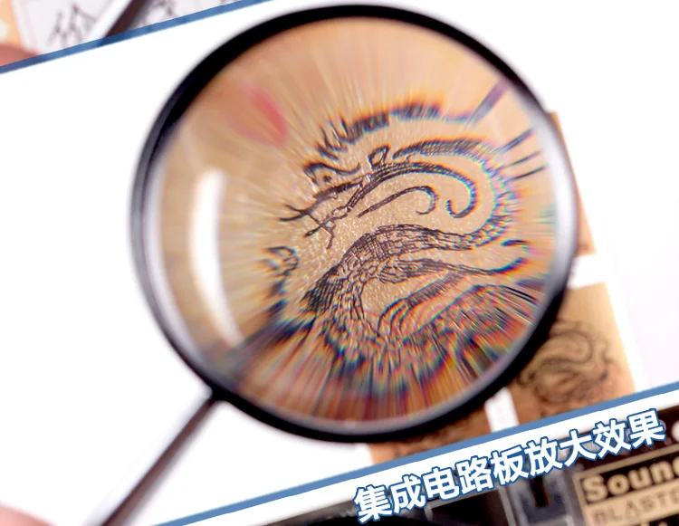 35 Tims 60 مللي متر جيب معدني عدسة تكبير يدوية 35X لوبا لقراءة نظارات مجوهرات العدسة ألعاب أطفال عدسة مكبرة #5