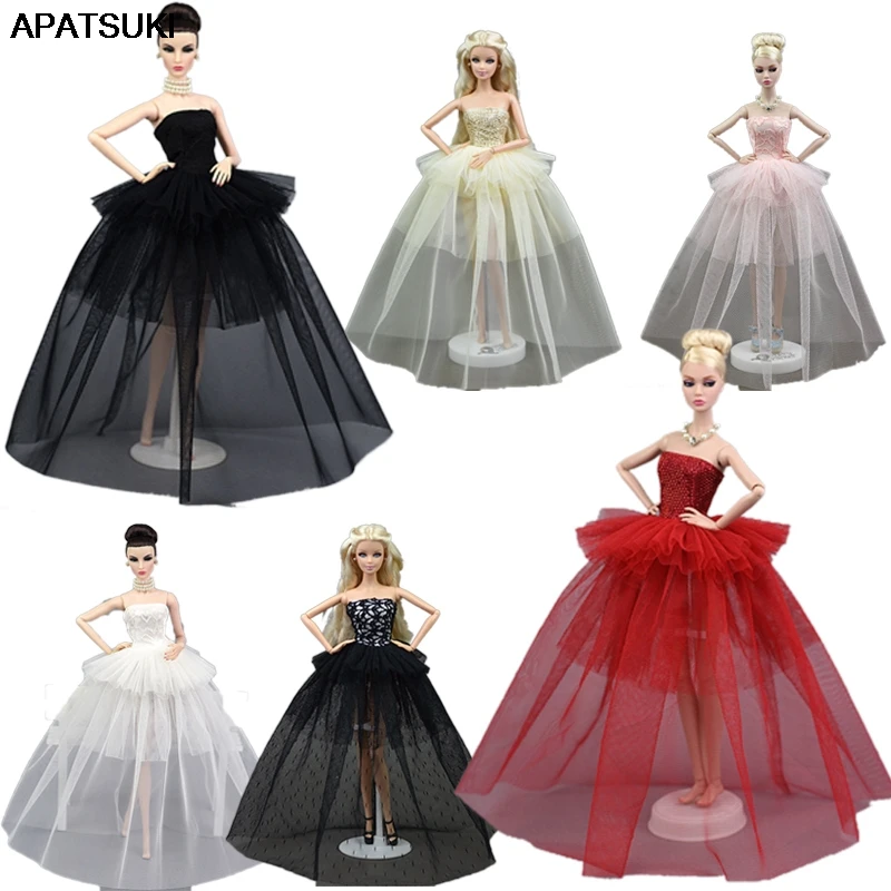 Doll Clothes For Barbie Princess Wedding Dress Noble Party Gown For Barbie Doll Fashion Design Outfit Best Gift For 1/6 Doll
