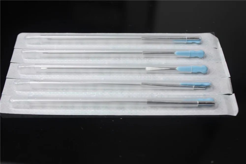 medical with Plastic pipe sterile Blade needle acupoint Acupuncture needle Flat scalp acupuncture ultra-fine Small needle knife