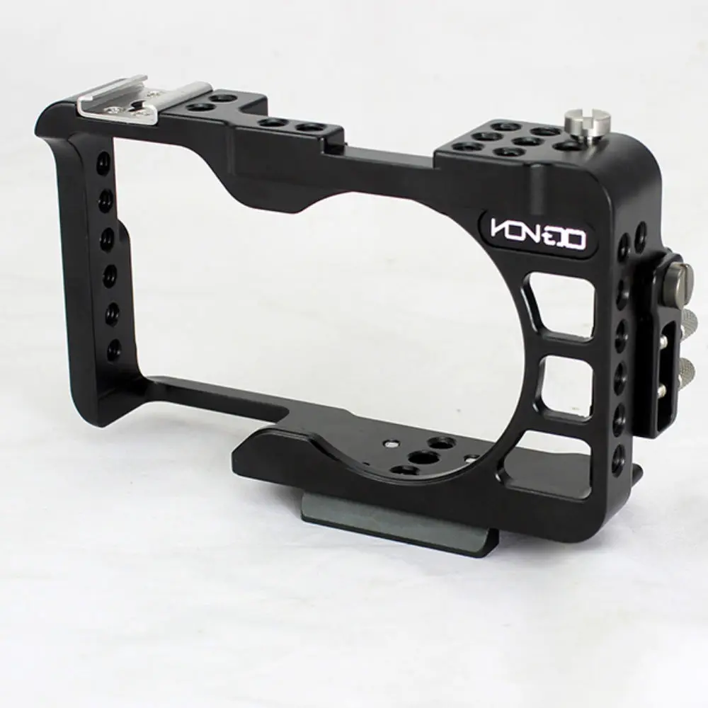 HONTOO A6300 A6500 cage rig DSLR A6 RIG 15mm rail system with 1/4 screw hole FOR SONY A6300 A6500