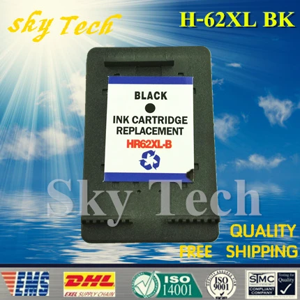 One BK Remanufactured  ink cartridge suit for HP62XL B ,  For HP 5640 5660 7640 5540 5544 5545 5740 5741 5745 5546 5548