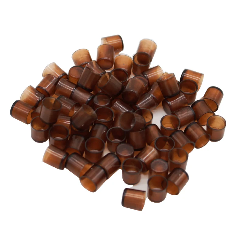 1000PCS/Bag Beekeeping Plastic Brown Rearing Queen Bee Tools King Tools Cell Brown Cage Cup Rear Breeding Apicultura Supplies