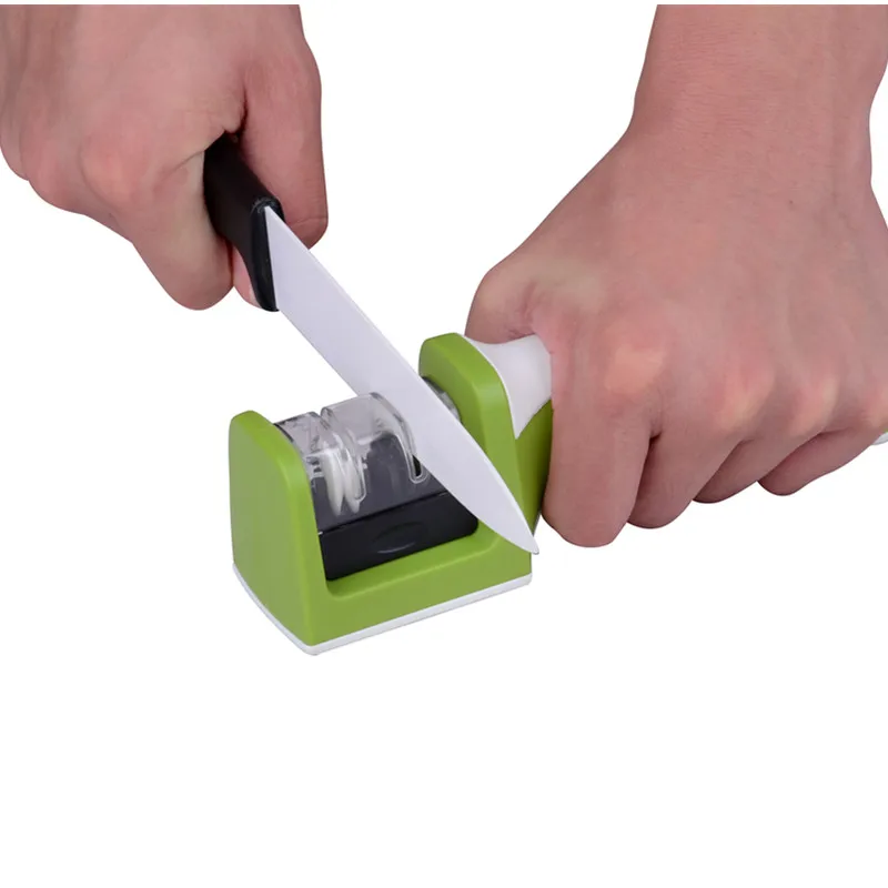 Nuoten Brand Two Stages Diamond/Ceramic Kitchen Knife Sharpener/Sharpening Stone Household Sharpener Kitchen Knives Tools