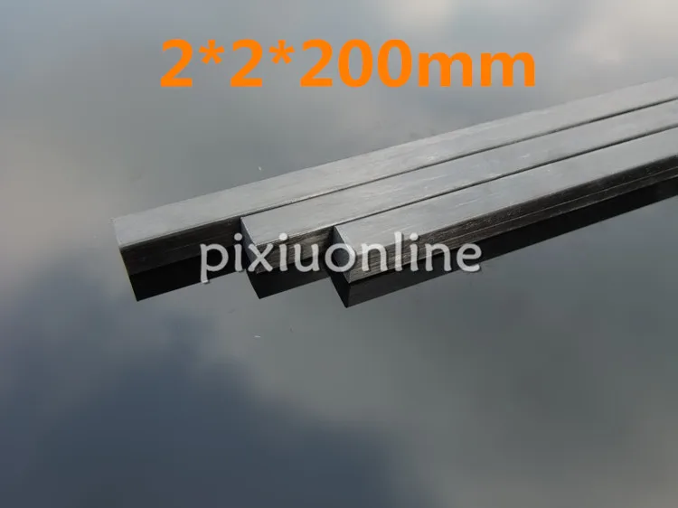 1pc K715 Carbon Fiber Square Rod High Strength Support for DIY Model Making Free Shipping Russia