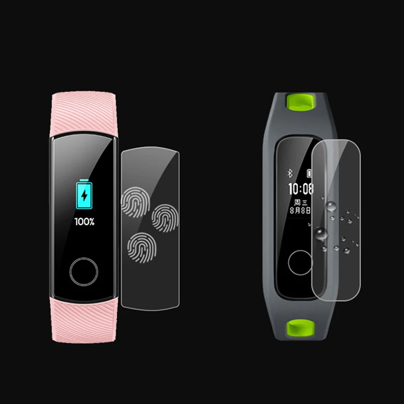 สำหรับ Huawei Honor Band 4 5 ป้องกันหน้าจอ Soft TPU ป้องกันฟิล์ม COVER สำหรับ Honor Band 4 รองเท้าวิ่งรุ่นกระจกนิรภัย