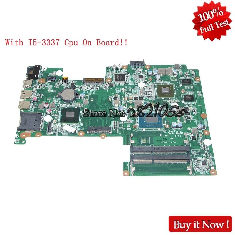 701702-001 701702-501 712799-501 Mainboard DA0U36MB6D0 For hp Pavilion Sleekbook 15-B laptop motherboard I5-3317U GeForce 630M