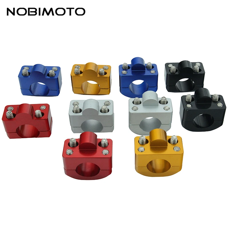 Off Road Motorcycle Handlebar Clamps Riser High Quality Handlebar Riser Fit For 28 MM 1-1/8 Fat Bar Pit Dirt Motorbike CNC-172