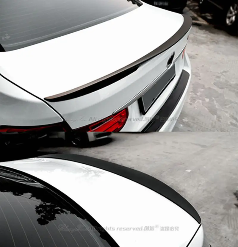 

MONTFORD For BMW F30 F35 3 Series M3 320i 323i 325i 328i 2013-2016-2019 ABS Plastic Unpainted Primer Rear Roof Wing Spoiler