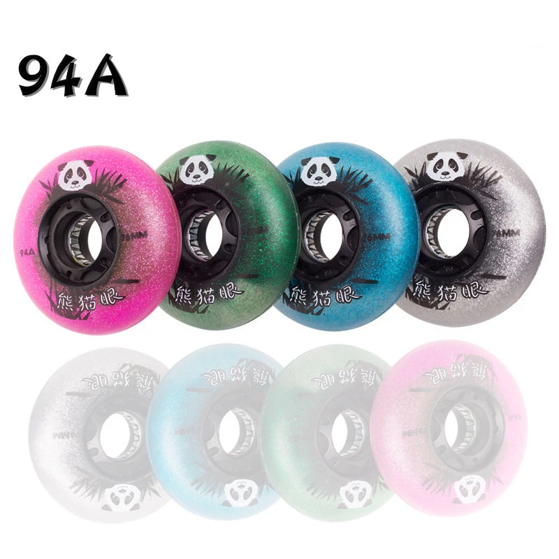 FRM 94A Inline Skates Wheel for SEBA HV IGOR KSJ WFSC HL for PowerSlide RB Skating Shes LED Flash Skating Wheel Sliding Brake FR