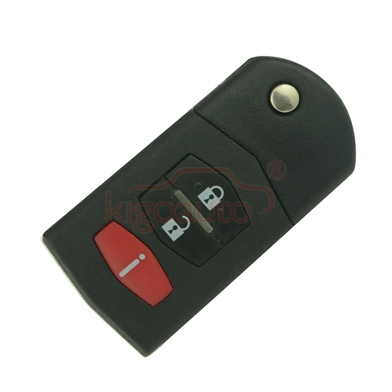 

Kigoauto Flip Key 2 Button With Panic 315Mhz BGBX1T478SKE12501 For Mazda 3 5 6 Car Remote Key