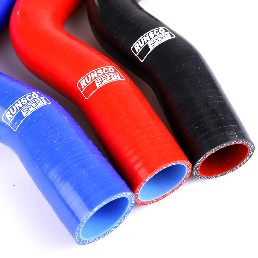 Silicone Coolant Radiator Hose Kit For For BMW E36 325 M3 92-99 Silicone Coolant Hose Blue Red Black 2PCs/Set 42mm