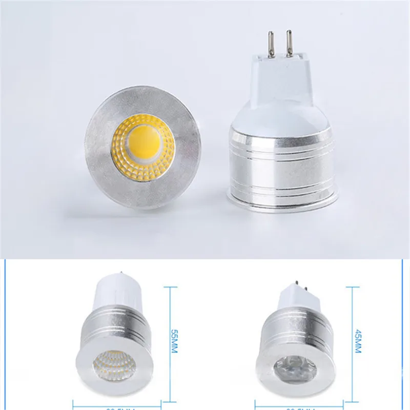 

Ultra Bright 3W GX5.3 MR16 COB LED Bulb Lamp 86-265V 12V Cold White/Warm White Light Energy Saving Led Lighting Free Shipping