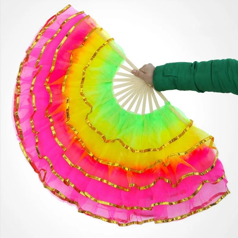 Nice Belly Dance Fans For Ladies Good Quality Performance Fans for Wedding Party Decoration Wholesale W9461