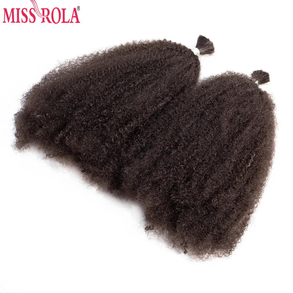 Fräulein Rola Synthetische Afro Verworrene Lockige Haar Extensions 2 teile/los Reine Farbe Häkeln Braid Haar Groß 85g 12 zoll – Detail 3