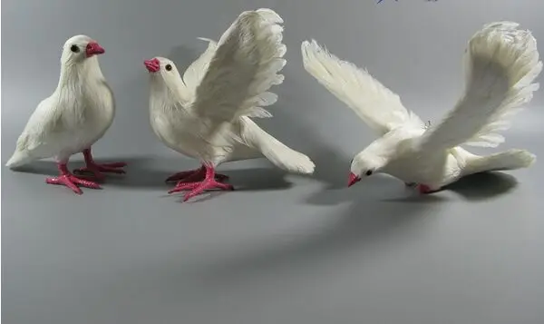 artificial white dove peace bird model ,polyethylene&furs handicraft ,home ornament gift a2068