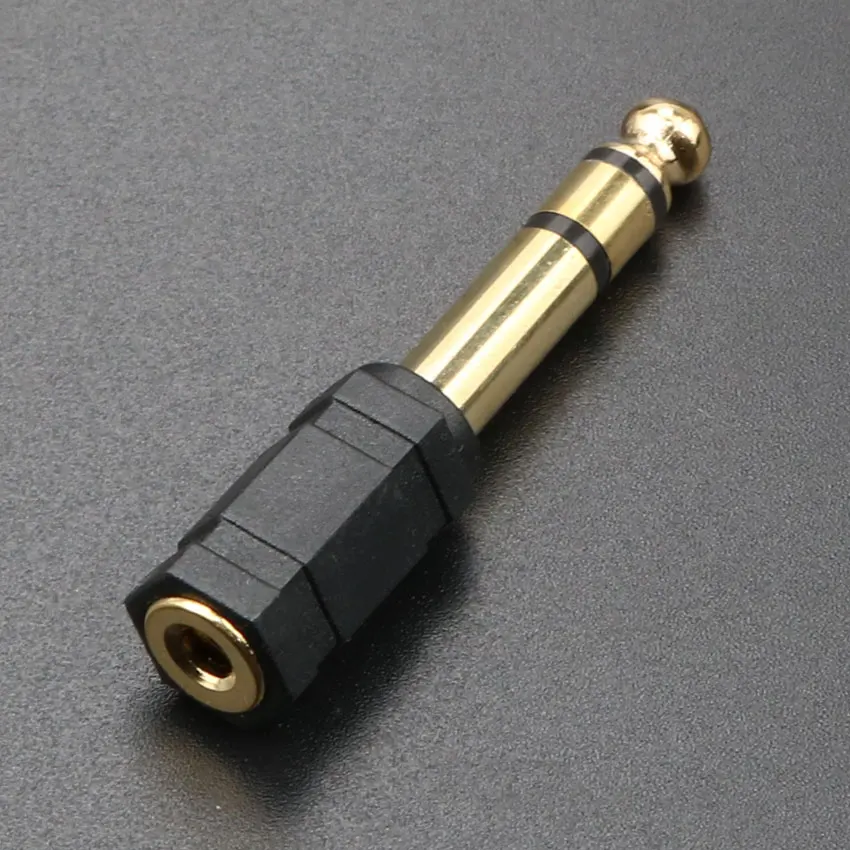 YuXi Jack 6.5 6.35mm Male Plug to 3.5mm Female Connector Headphone Amplifier Audio Adapter Microphone AUX 6.3 3.5 mm Converter