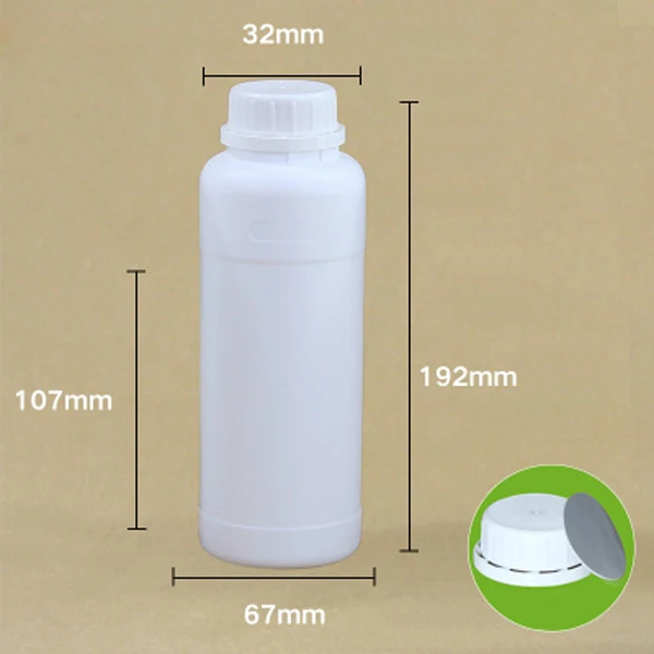 (100pcs/lot) 500ml White Color Thick HDPE Empty Bottle,Essence Bottle,Liquid Bottle,Plastic Bottle with Anti-theft Cap