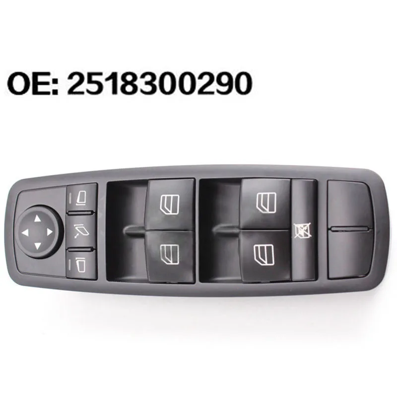 

1pcs Front Left Electric Power Window Switch For Benz ML GL W164 A2518300290