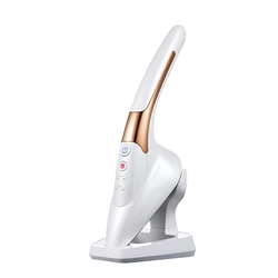 Skin Iron Wrinkle removal Beauty Massage Microcurrent Ion import Facial Lifting Tightening Wrinkle Red light skin absorption
