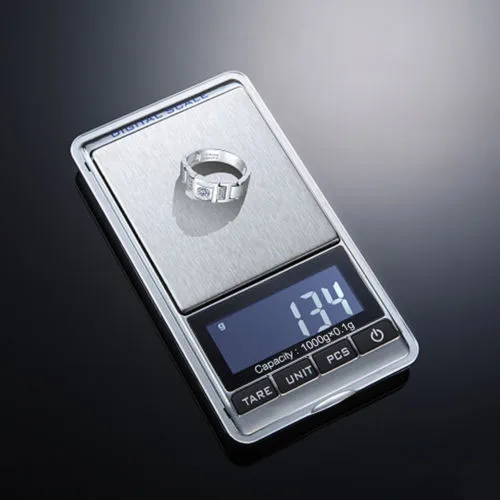 100pcs200g*0.01g Mini Jewellery Diamond balance Digital Scale Pocket Jewelry Scale Portable Electronic Scales Weight Weighting B